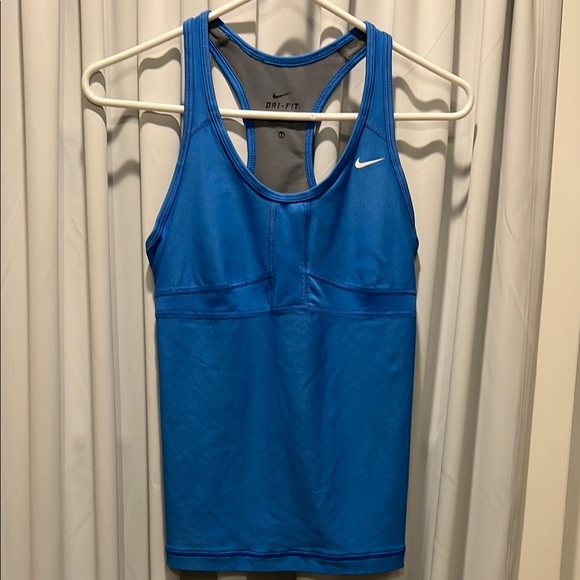 Nike Tops - Nike Racerback Blue Tank Top